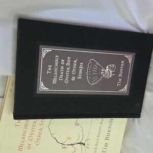 Tim Burton The Melancholy Death of Oyster Boy Poem Book Gothic Hardcover